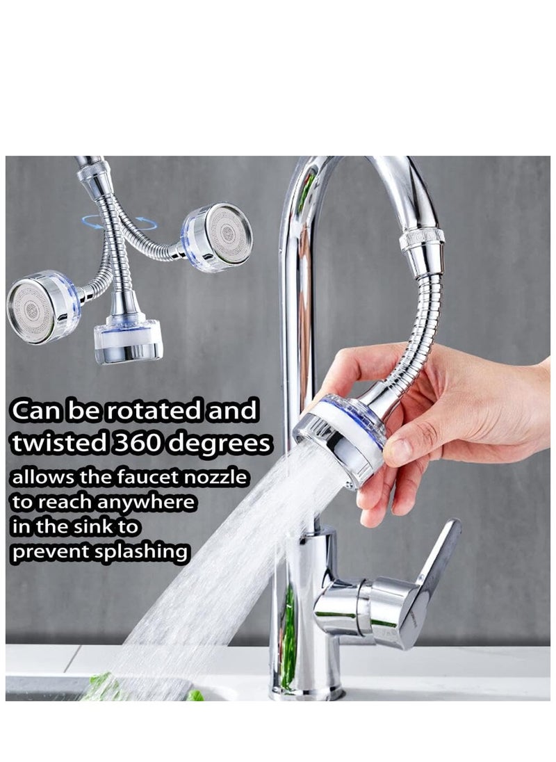 Generic - 360° Rotating Faucet Water Filter Set – Sink Water Purifier with Extension Tube & Replaceable Filter Elements – Splash-Proof Tap Filtration System for Kitchen & Bathroom - Image 1