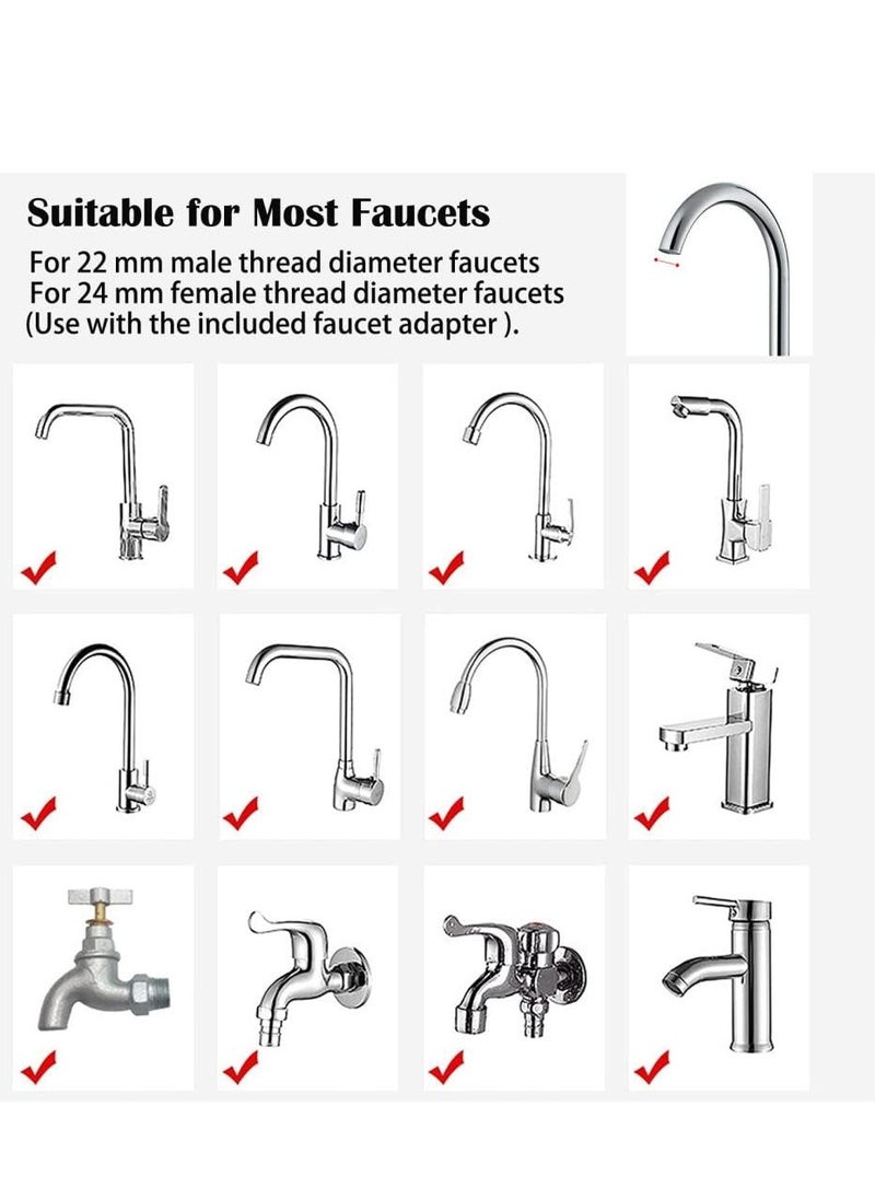 Generic - 360° Rotating Faucet Water Filter Set – Sink Water Purifier with Extension Tube & Replaceable Filter Elements – Splash-Proof Tap Filtration System for Kitchen & Bathroom - Image 1