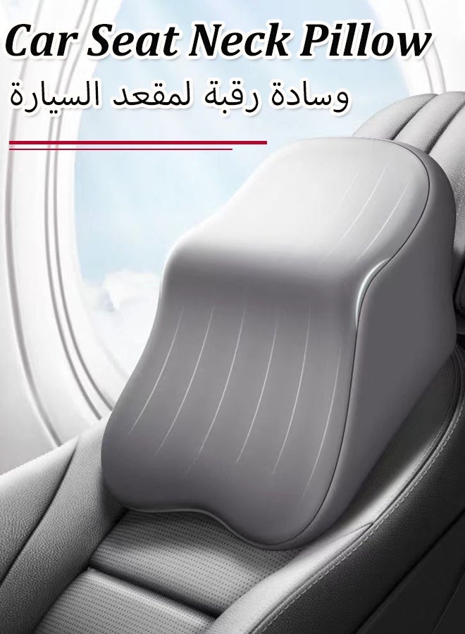 وسادة رقبة مقعد السيارة، وسادة مسند رأس السيارة، وسادة مسند الرأس تخفف آلام الرقبة وتوتر العضلات، 100% من الإسفنج الذكي النقي لدعم رقبة مقعد السيارة، تصميم مريح لدعم الرقبة، ملحقات داخلية للسيارات للسيارات - Image 1