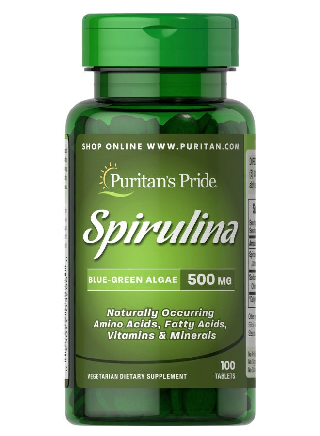 بوريتانز برايد 100 كبسولة سبيرولينا 500 ملجم
