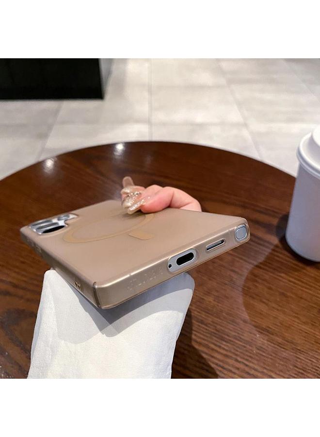 اس-توب جراب لهاتف Redmi Note 14 Pro+ 5G Fine Hole Ice Fog MagSafe PC Phone Case - Image 5