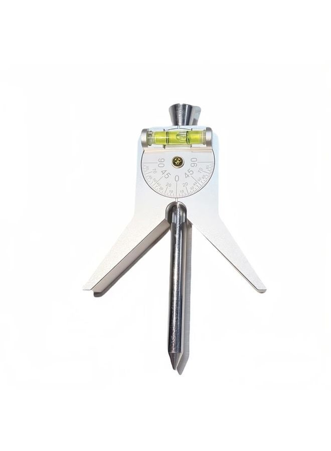 1pc Y Type Pipe Center Locator With Adjustable Measuring Tape For Precise Pipe Alignment - Image 1