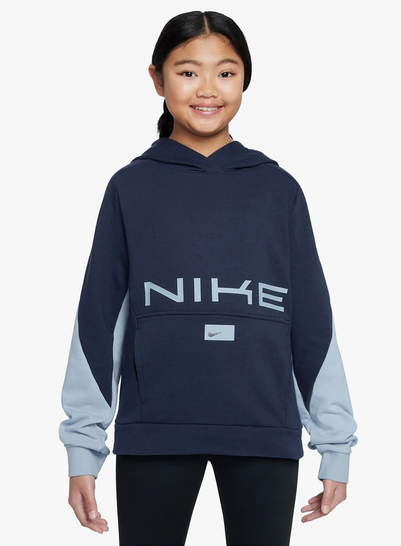Nike Youth Dri-Fit Multi Fleece Pullover Love Hoodie