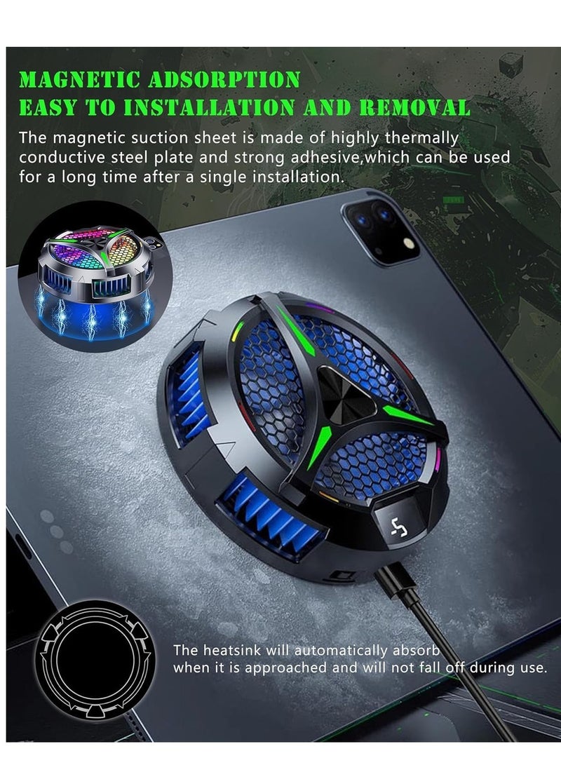 ELTRAZONE Magnetic Tablet Cooler – High-Performance Cooling Radiator with Temperature Display – Universal Cooling for iPad, Surface Pro, Tablets & More – Enhanced Heat Dissipation for Gaming, Streaming & Intensive Use – Silent, Efficient, and Easy to Use - Image 5