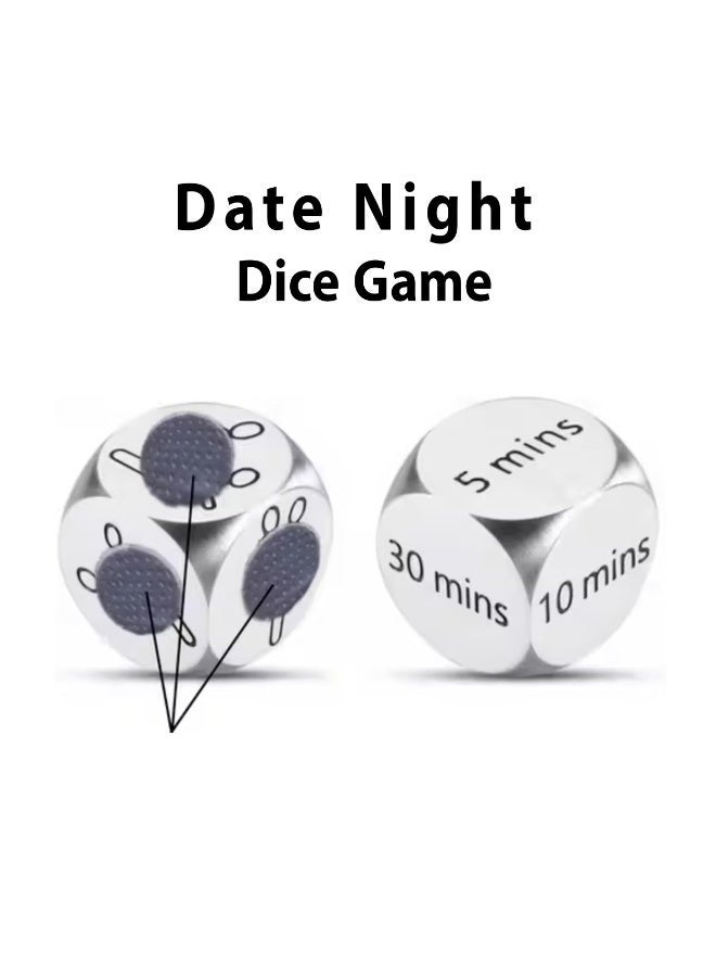 Nexa World Couples Dice Activity Game Set – 2-Piece Task & Timer Dice with Gift Box for couple - Image 1