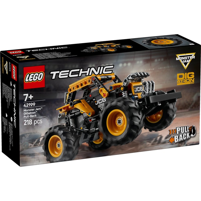 LEGO - Technic Monster Jam DIGatron Pull-Back 218 Pieces - 42199 - Image 1