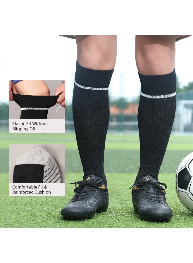 SKY WING Men's  Soccer Socks (1/2/3/4 Pair) Sport Cushion Athletic breathable, comfortable, anti slip, cushion protect, sweat absorption Socks for Kids Youth Adult Sports Accessory - Image 2