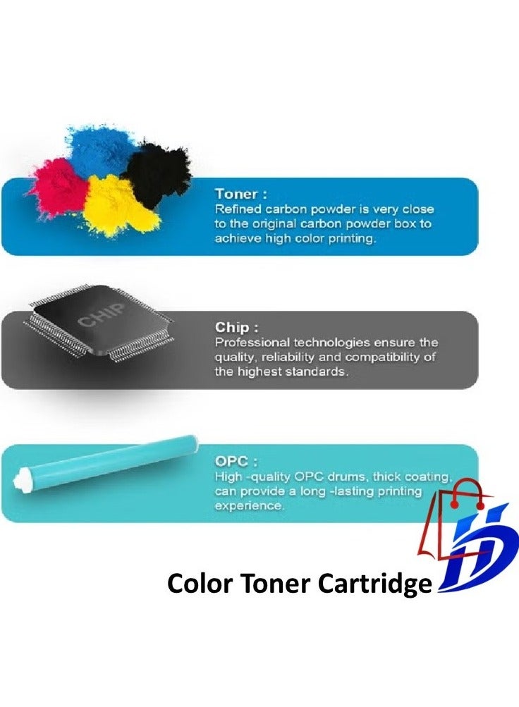 AVE-TECH PREMIUM TONER 203A BCYM Full Set / For Used In HP / M254/M280/M281 - Image 2