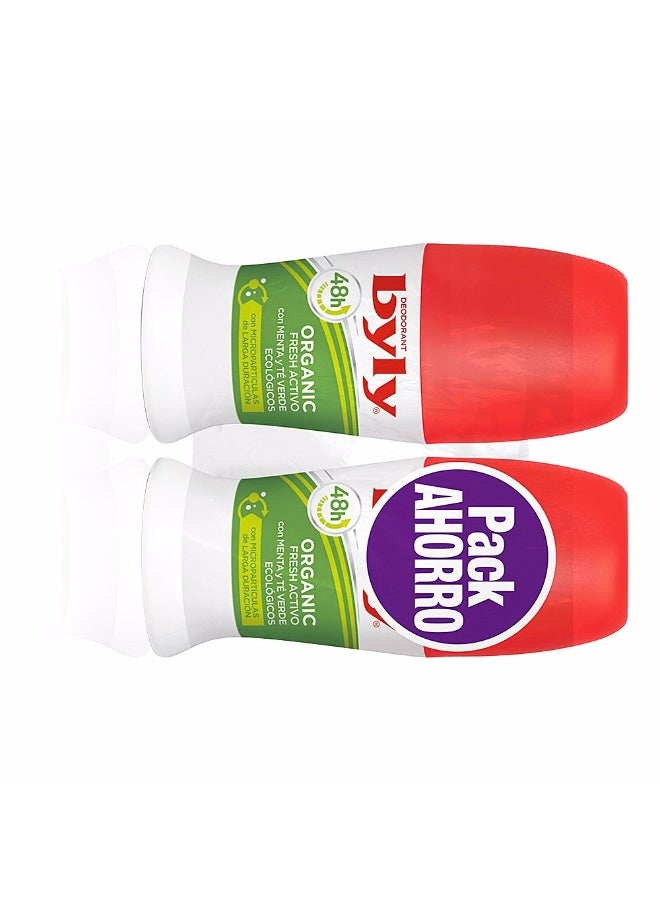 Byly Organic Duo Extra Fresh Deodorant Roll-On - Image 2