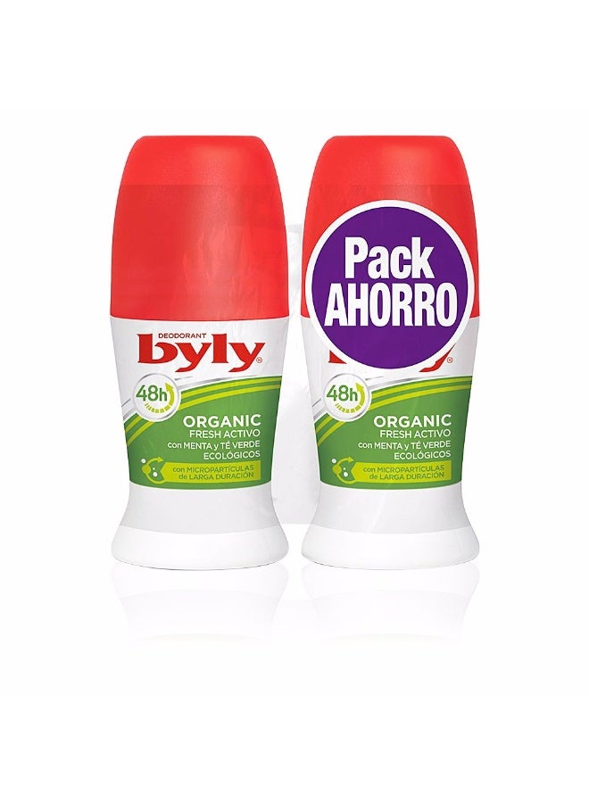 Byly Organic Duo Extra Fresh Deodorant Roll-On - Image 1