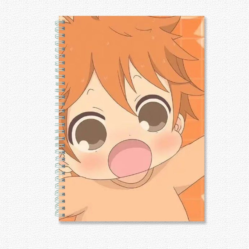 Volleyball Boy B5 Loose-Leaf Horizontal Line A5 Grid Horizontal Line Notebook A6 Spiral Notebook Parenting Related Pre-Order Wedding Banquet Squares - Image 3