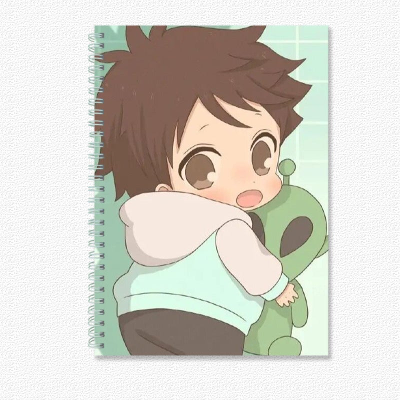 Volleyball Boy B5 Loose-Leaf Horizontal Line A5 Grid Horizontal Line Notebook A6 Spiral Notebook Parenting Related Pre-Order Wedding Banquet Squares - Image 2