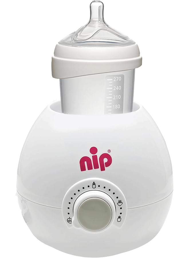 nip Baby Bottle Warmer White 0M Plus 1 Of Piece - Image 1