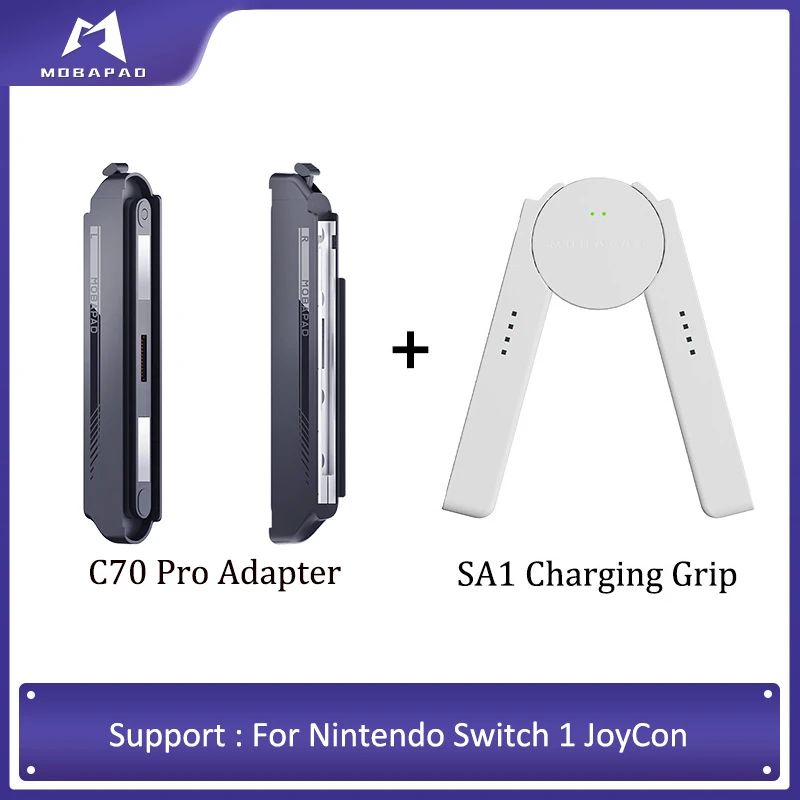 Mobapad C70 Pro Magnetic Adapter with SA1 Charging Grip, Charges Switch JoyCon & M6S / S1S HD Controllers for Switch 2 - Image 1