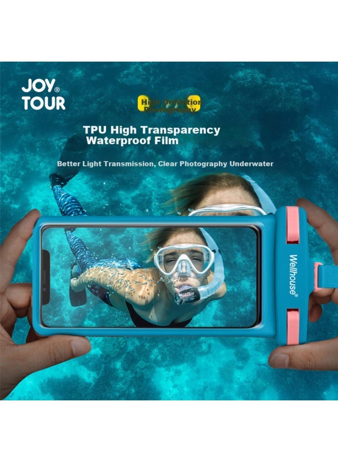 JOY TOUR Joytour Universal 3d Waterproof Phone Bag For Swimming, Drifting, Surfing, Diving With Tpu High Transparency Film And Dual Whistle, Black - Image 3