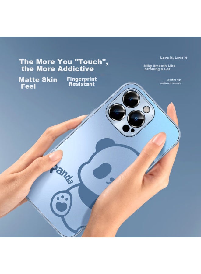 Xp Compatible With Apple 16 Pro Phone Case, Full Lens Protection, Iphone 16 Pro Cooling Cartoon Design For Men And Women, Protective Cover, Shockproof, Business High-End Feel - Distant Mountain Blue Intelligent Pickup Truck