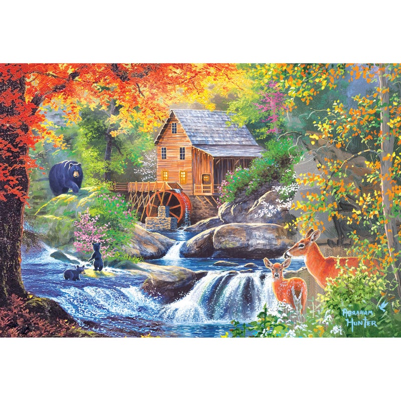 RoseArt - Abraham Hunter - Spring Mill - 2000 Piece Jigsaw Puzzle for Adults - Image 1