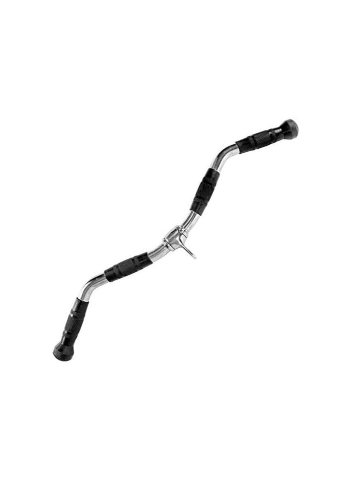 Generic FITNESS MANIAC USA EZ Curl Cable Bar Attachment - Revolving 30" Curl Bar with Wide Grip, Cable Machine Accessories for Bicep and Tricep Exercises in Home Gym  - Image 1