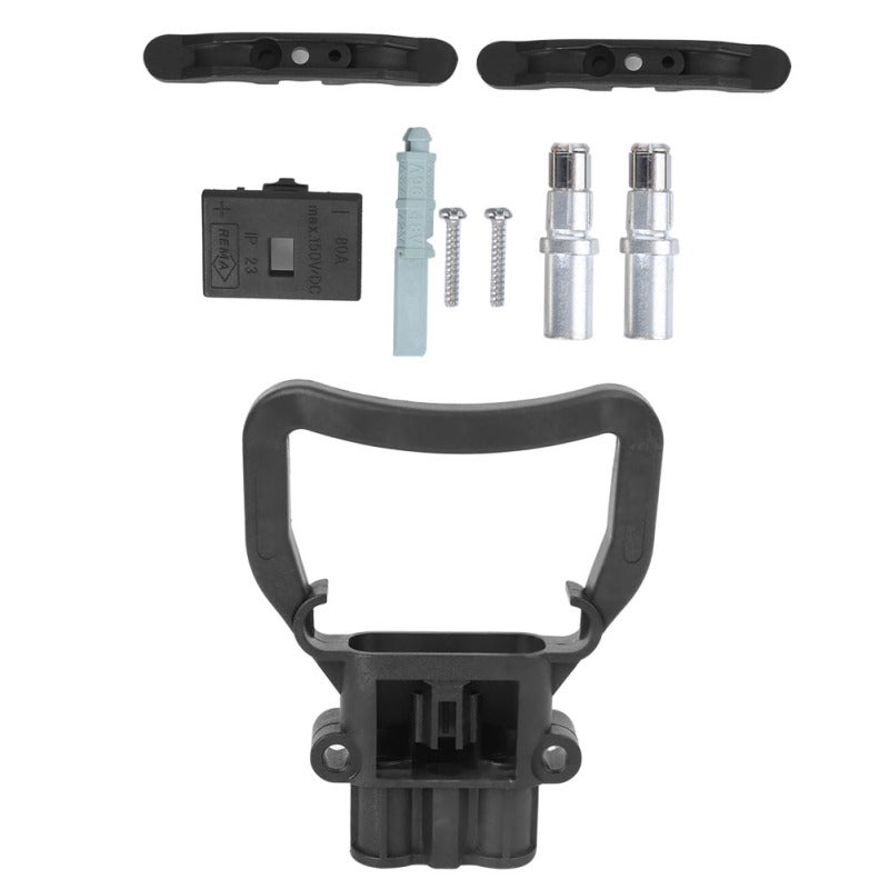 EV Charging Connector 80A 150V Male and Female with Auxiliary Contacts - Silver-Plated Copper Terminals UL94V-0 Fire Rating Connector for Electric Forklifts Golf Carts - Image 2