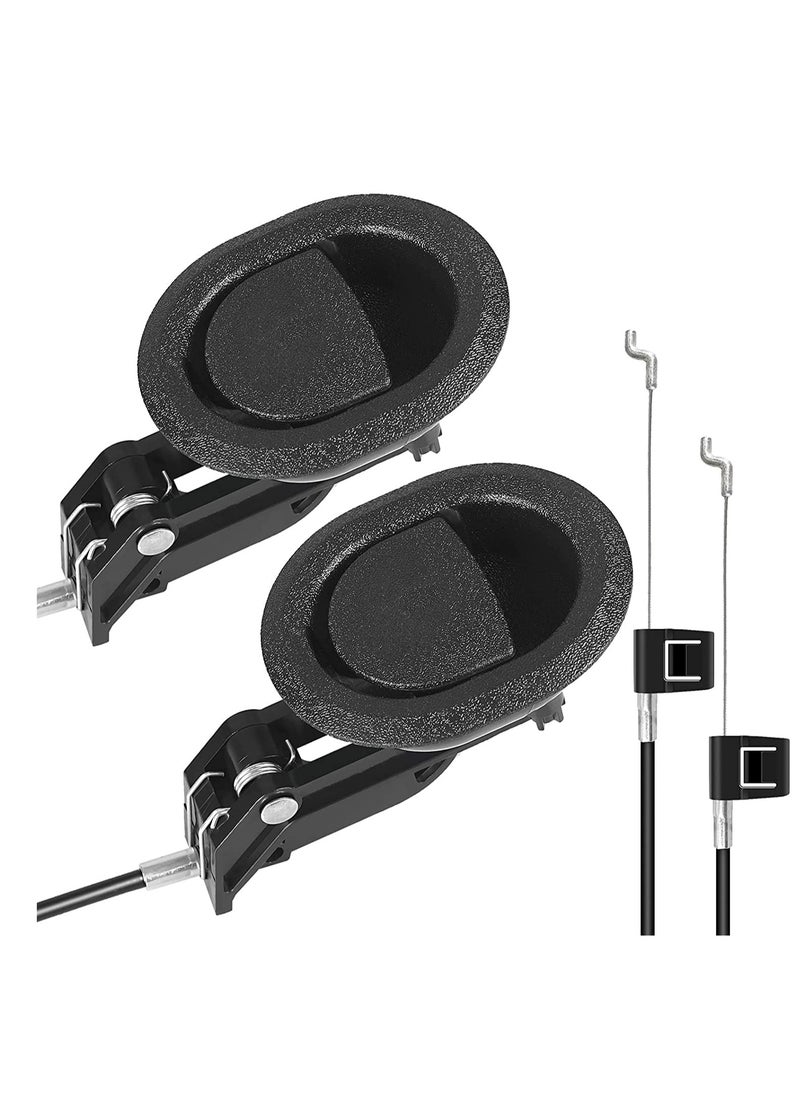 SYOSI Recliner Sofa Cable Replacement Parts with Metal Release Pull Handle, Sofa Seat Buckle Switch Furniture Adjuster for Most Recliner Sofas, Factory Furniture Massage Bed(2 Sets)  - Image 1
