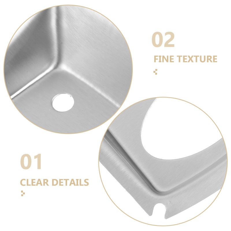 Commercial Outdoor Ashtray Stainless Steel Ash Organizer with Central Pillar for Parks - Image 4