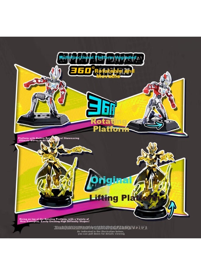 Qiji Ultraman Building Block Toy, Zero Infinite Edition Assembly Blocks, Zero Boy's Birthday Christmas Gift - Image 2