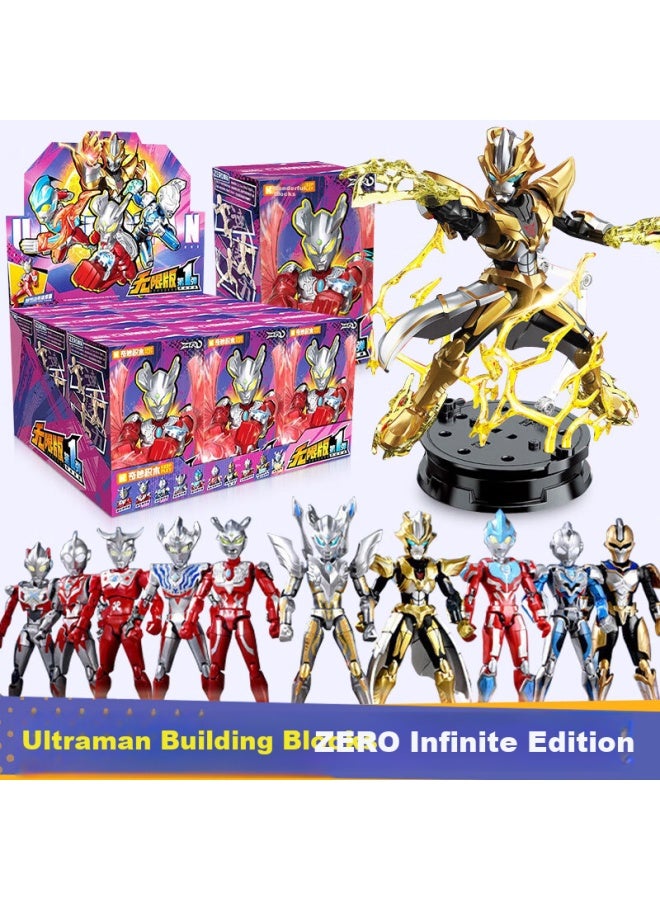 Qiji Ultraman Building Block Toy, Zero Infinite Edition Assembly Blocks, Zero Boy's Birthday Christmas Gift - Image 1