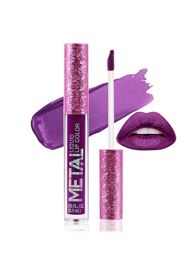 Boobeen Metallic Liquid Lipsticks Matte Lips Lipstick Pearl Glitter Lip Gloss High Pigment Long Lasting Nonstick Lip Glaze Makeup for Women and Girls - Image 1