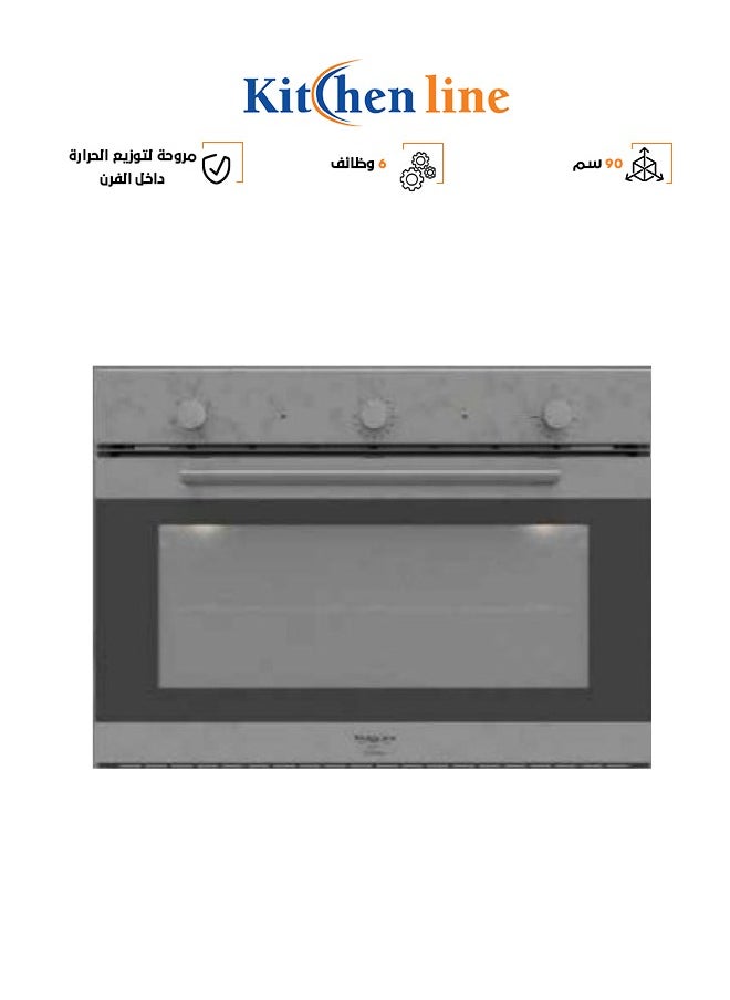 kitchen Line Built-In Electric Oven - 90 cm - 6 Functions - Stainless Steel - FE9V063AXN  - Image 1
