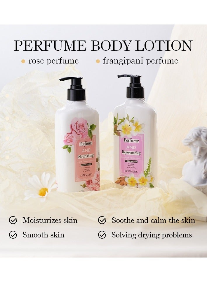 Kormesic الورد معطر تغذية الجسم لوشن 400 جرام-رومانسية وترطيب - Image 3