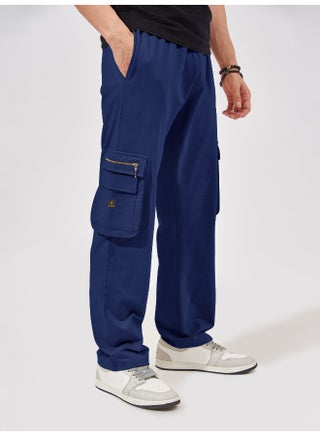 Mens Solid Navy Oversized Cotton Cargo Pant - pzsku/ZD2F3A9FFEA277C6412F8Z/45/1746207339/473b34a5-8980-41ce-8378-7488f59c671f