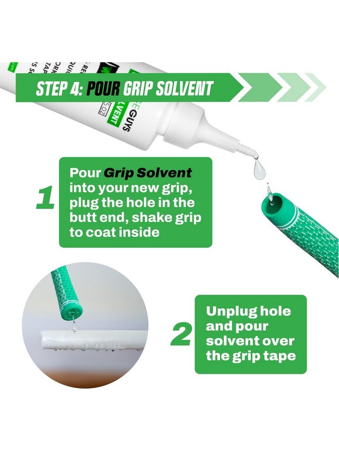 ويدج جايز طقم قبضة الجولف Wedge Guys لإعادة الإمساك بمضارب الجولف - جودة احترافية - تتضمن الخيارات شفرة الخطاف، و15 أو 30 شريط قبضة، ومذيب قبضة 5 أو 8 أونصات ومشبك كماشة مطاطي - Image 5