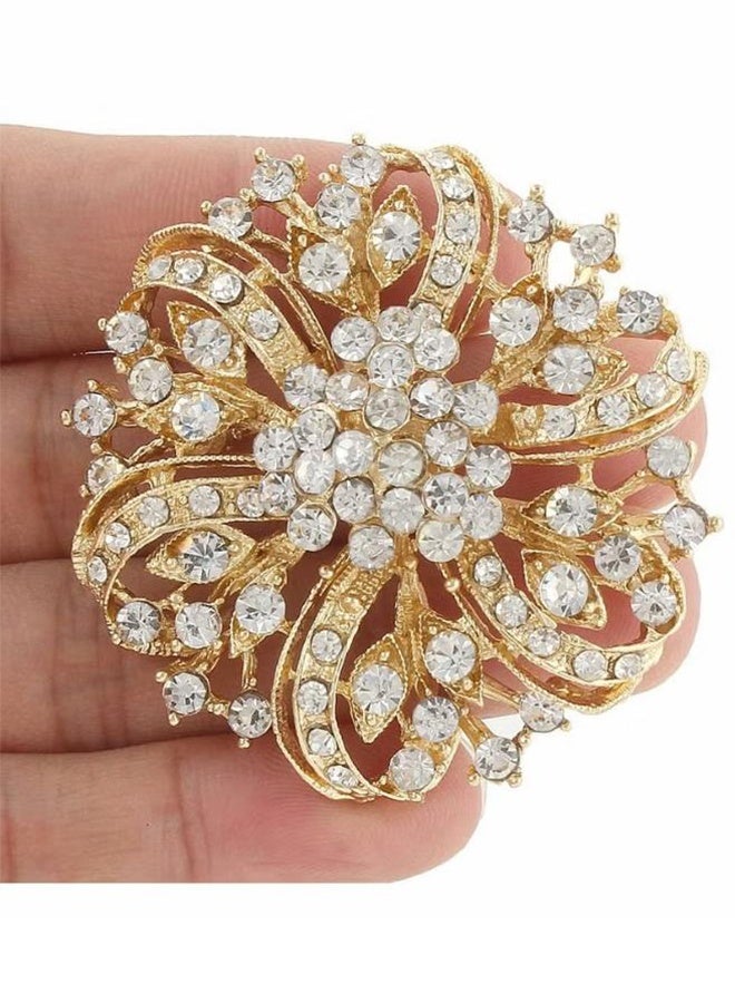 Brooches for Women, Brooch Pins, Wedding Bridal Brooches, Anti Rust and Anti Fading Alloy Brooch Pins, Corsage Scarf Clip Women Girls - Image 3