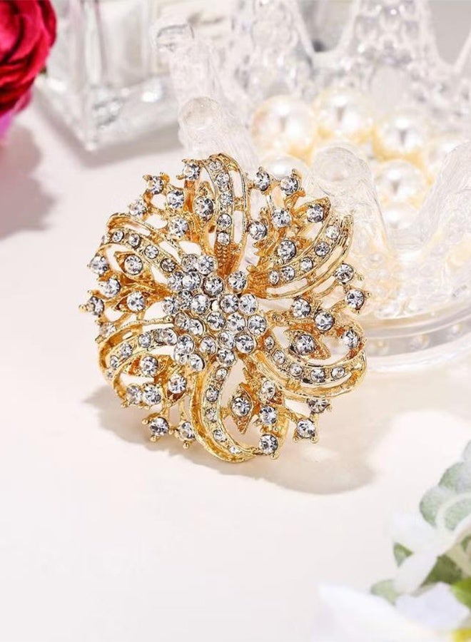 Brooches for Women, Brooch Pins, Wedding Bridal Brooches, Anti Rust and Anti Fading Alloy Brooch Pins, Corsage Scarf Clip Women Girls - Image 5
