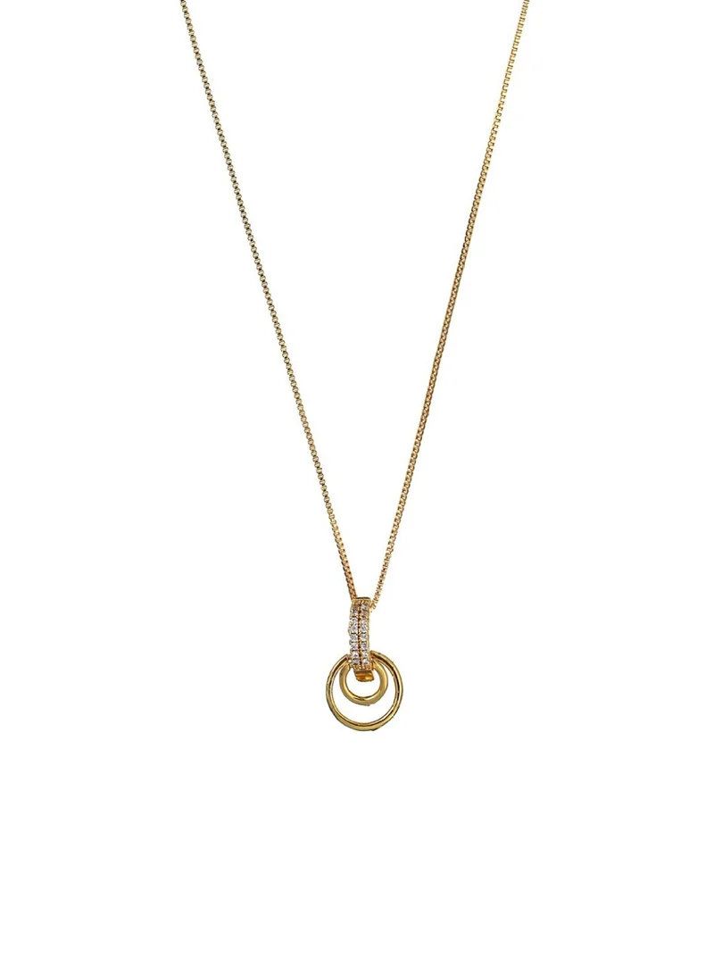 Priyaasi Dual Rings Plated Chain