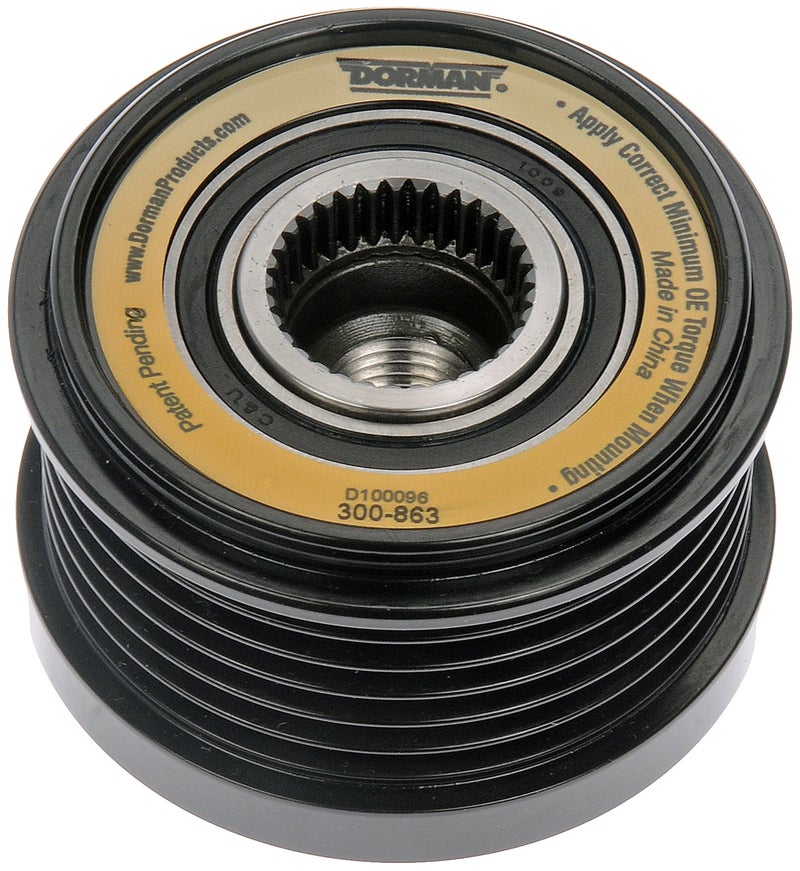 Dorman 300863 Alternator Pulley Compatible with Select Volvo Models