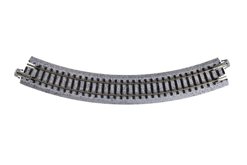 Kato USA Model Train Products Unitrack, 216mm (8 9/16") Radius 45-Degree Curve Track (4-Piece) - Image 2