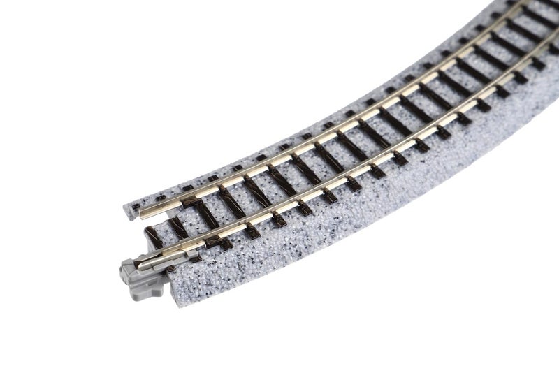 Kato USA Model Train Products Unitrack, 216mm (8 9/16") Radius 45-Degree Curve Track (4-Piece) - Image 3