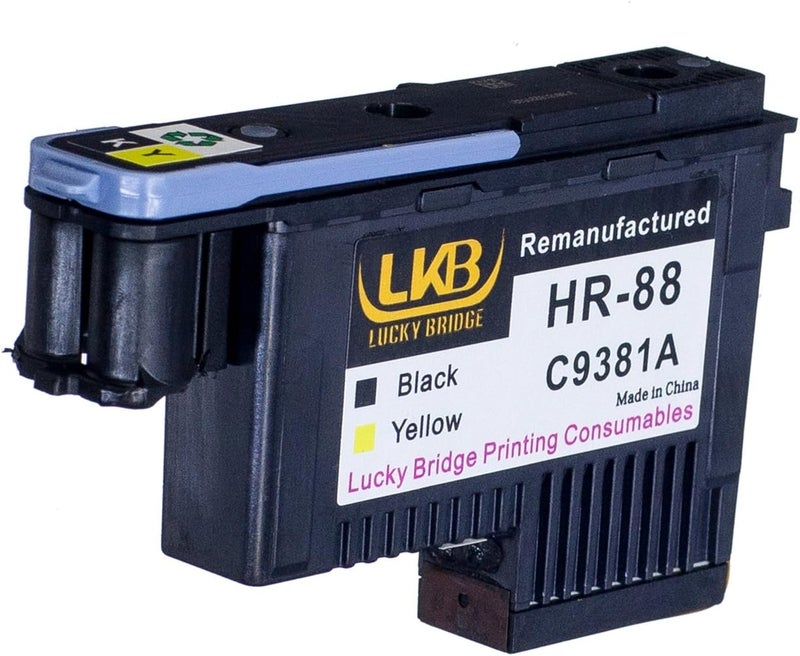 ال كيه بي رأس الطباعة المعاد تصنيعه HP88 C9381A مع شريحة جديدة لم تستخدم مطلقًا بديلة لطابعات HP Office Jet K5400 L7550 L7580 L7590 L7650 L7680 L7750 L7780 L7790 (1BY) 1PK-US - Image 2