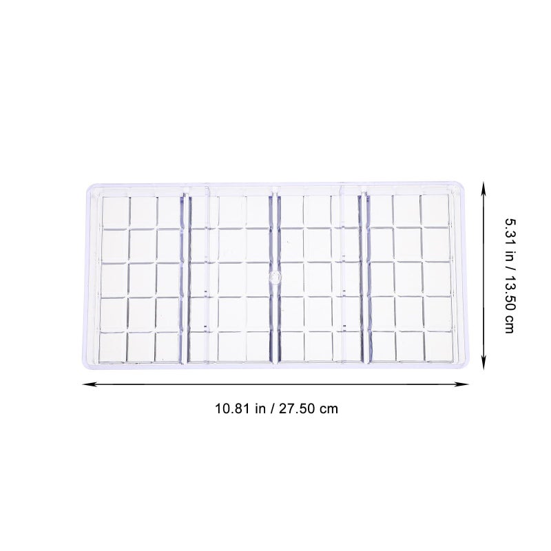 Multi-Grid Chocolate Candy Mold Long Strip Plastic Baking DIY Tool - Image 3