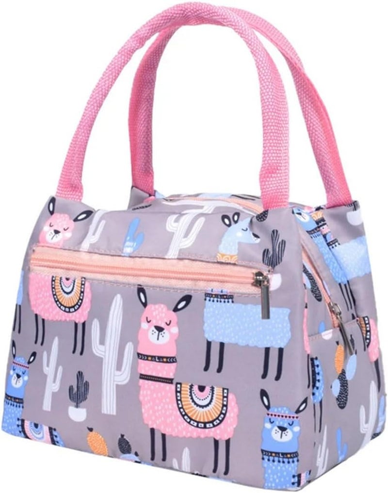 Yamibobo Cute Lunch Bag Cartoon Bento Bag for Kids Women, Cooler Lunch Boxes Container Cat Portable Lunch Bag Outdoor Insulation Bag Lunch Box Ice Bag Lunch Carry Tote School Picnic Office Work - Image 1