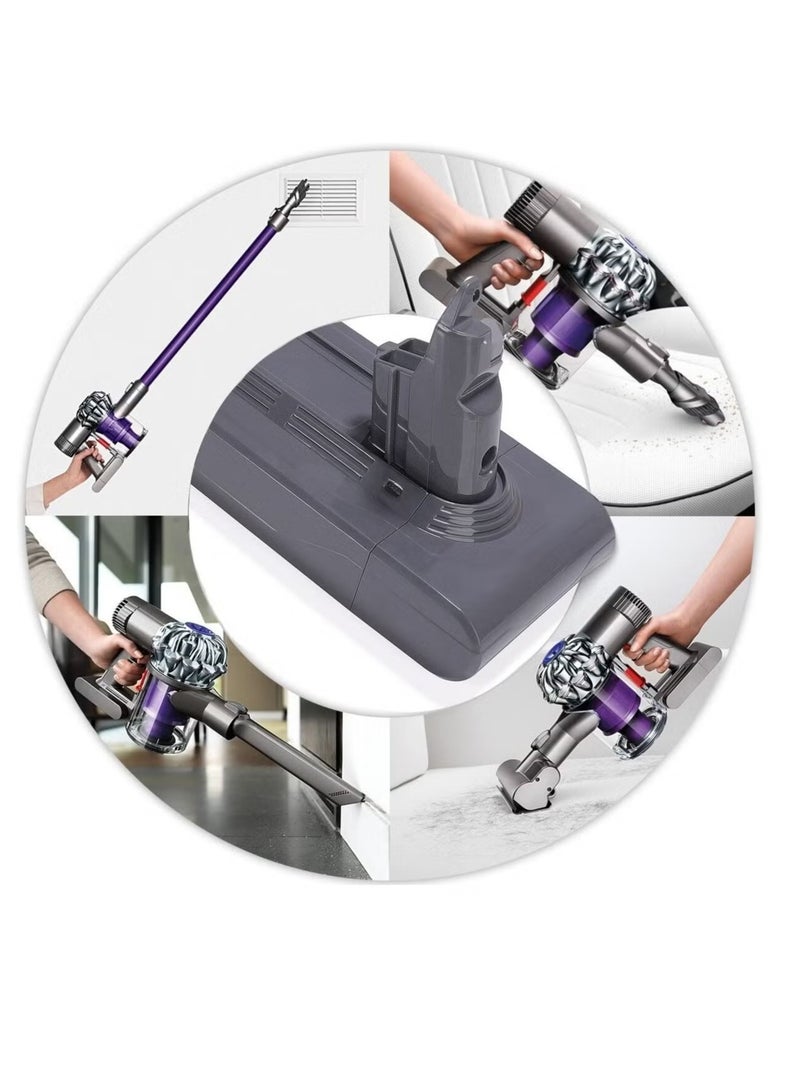 KASTWAVE Vacuum Cleaner Battery, Sturdy And Durable Replacement Battery For Dyson Vacuum Cleaners Compatible With Dyson V6 SV04 DC58 DC59 DC61 DC62 DC72 DC74 595 650 770 880 VTC4, (1pc) - Image 4