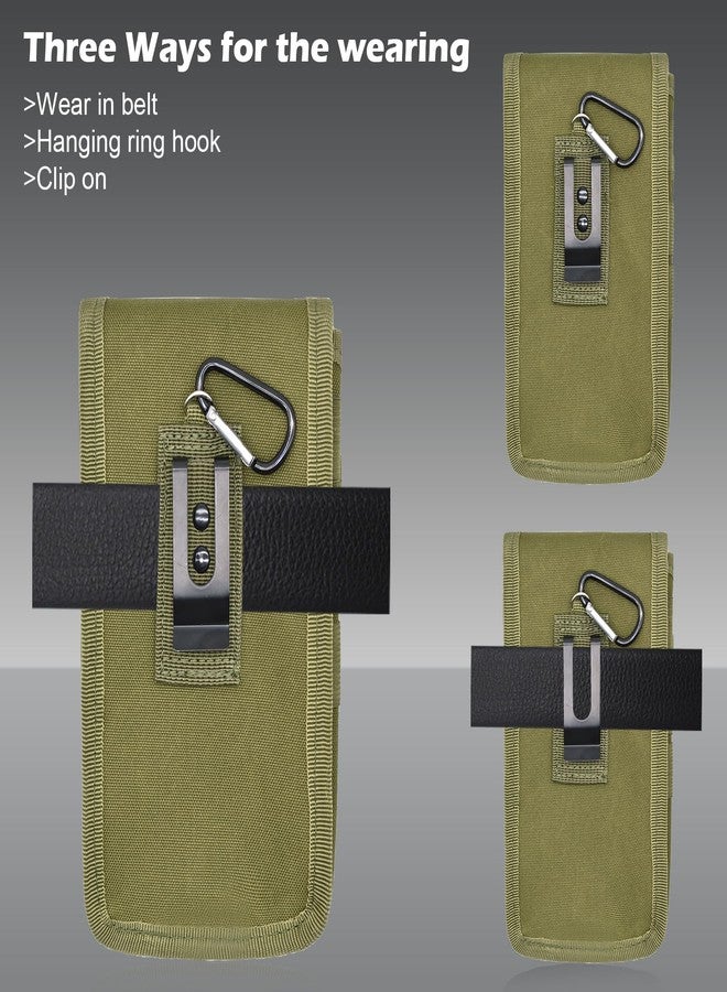 KATOLK Belt Tool Pouch, Tactical Utility Organizer with Cell Phone Holder, Durable Heavy-Duty 1000D Nylon EDC Multitool Holster with Multi-Pockets for Electricians, Handymen, Work, Hiking, Daily Use - Image 5