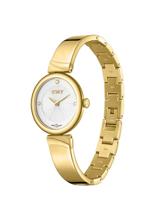 ECSTACY Women's Stainless Steel Analog Watch E25508-GBGW - 30mm mm - Image 2
