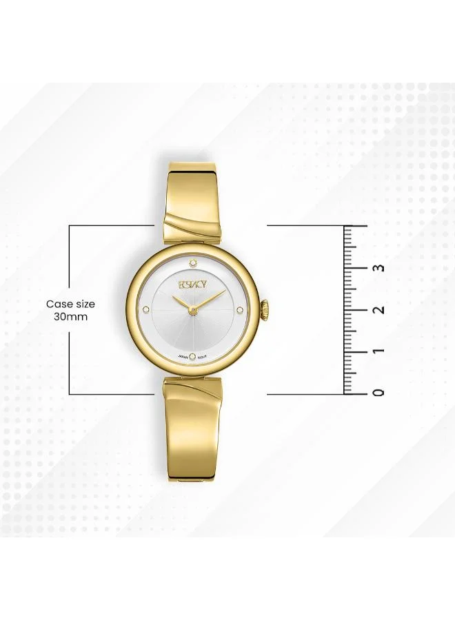 Ecstacy  Women's Stainless Steel Analog Watch E25508-GBGW - 30mm mm for Women | Best Price UAE