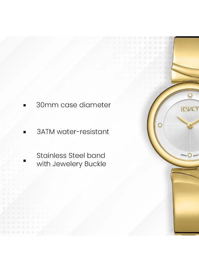 Ecstacy  Women's Stainless Steel Analog Watch E25508-GBGW - 30mm mm for Women | Best Price UAE