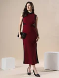 جلو باص burgundy