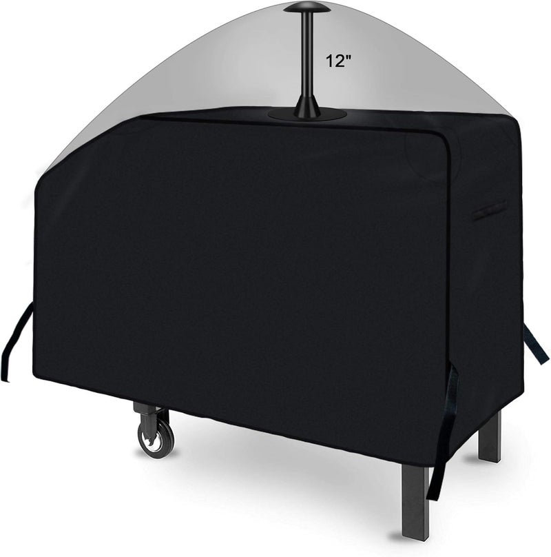iCOVER 28 inch Griddle Cover for Blackstone, 600D Heavy Duty Waterproof Anti-UV Canvas Flat Top BBQ Cover for Blackstone 28" Outdoor Cooking Gas Grill Griddle with One Side Shelf - Image 1