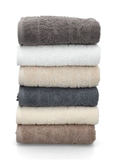 Cannon Jacquard Bath Towel Pink 70 x 140 cm CN JE70X140-GREY  - Image 4