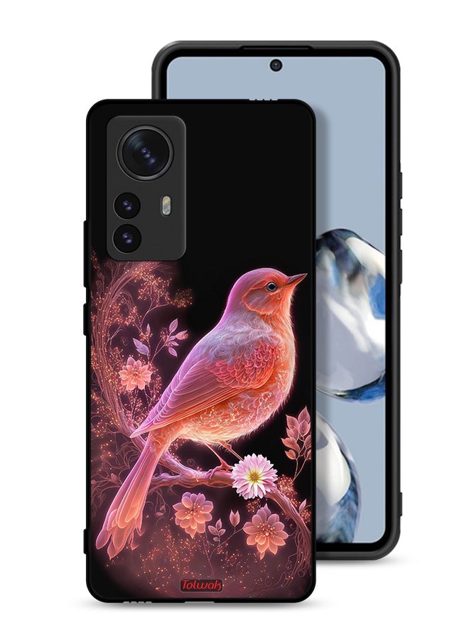 Tolwak Xiaomi 12 Protective Case Cover Cute Bird Art - Image 1